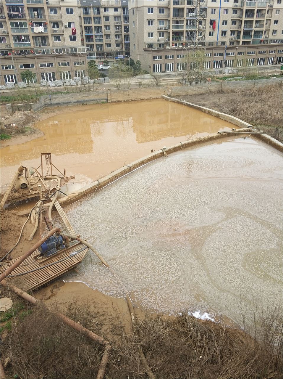 河池沉淀池淤泥清理-厂区废水池淤泥清淤